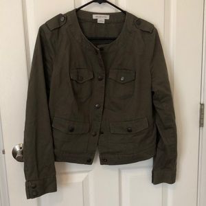 liz claiborne denim-style jacket !